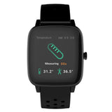 Supersonic Smartwatch with Dynamic Heart Rate, Temperature, Blood Oxygen, and Blood Pressure Monitor