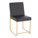 Fuji - Contemporary Stylish Frame, High Back Dining Chair (Set of 2) by Couch.com