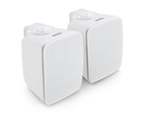 SoundPro Dual Bluetooth Weatherproof Indoor & Outdoor Wall-Mount Loudspeakers