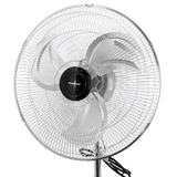 Impress 18-Inch Chrome Hi-Speed Industrial Standing Oscillating Fan
