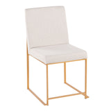 Fuji - Contemporary Stylish Frame, High Back Dining Chair (Set of 2) by Couch.com