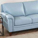 Westcott - Leather Loveseat by Couch.com