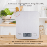 Mainstays Stainless Steel Digital Battery-Powered Kitchen Scale