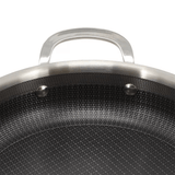 Better Chef 9-Inch 3-Ply Stainless Steel Nonstick Deep Fry Pan with Lid