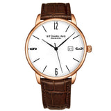 Stuhrling Men's Ascot White Dial Watch - 997L.04 by Balec Group