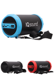 Supersonic 3" Portable Bluetooth Speaker w 10m Range, FM Radio & Heavy Bass (IQ-1606BT)