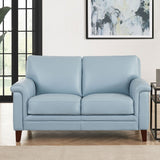 Westcott - Leather Loveseat by Couch.com