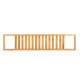 Bamboo Bathtub Tray Bath Table Bathroom Storage Rack Soap Cellphone Wine Glass Shelf Organizer