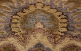Kafkaz Peshawar Jonathon Gold/Ivory Hand-Knotted Rug  5'9 x 7'10 by Bareens Designer Rugs