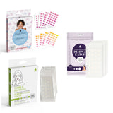 Pursonic Clear Skin Bundle: 3 Packs of Hydrocolloid Pimple Patches (Classic, Butterfly, & Multi-Size)