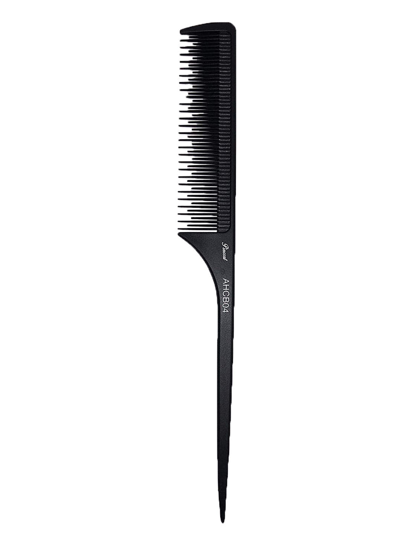 ABSOLUTE Pinccat Professional Carbon Comb - Teasing Rat Tail Fine Tooth