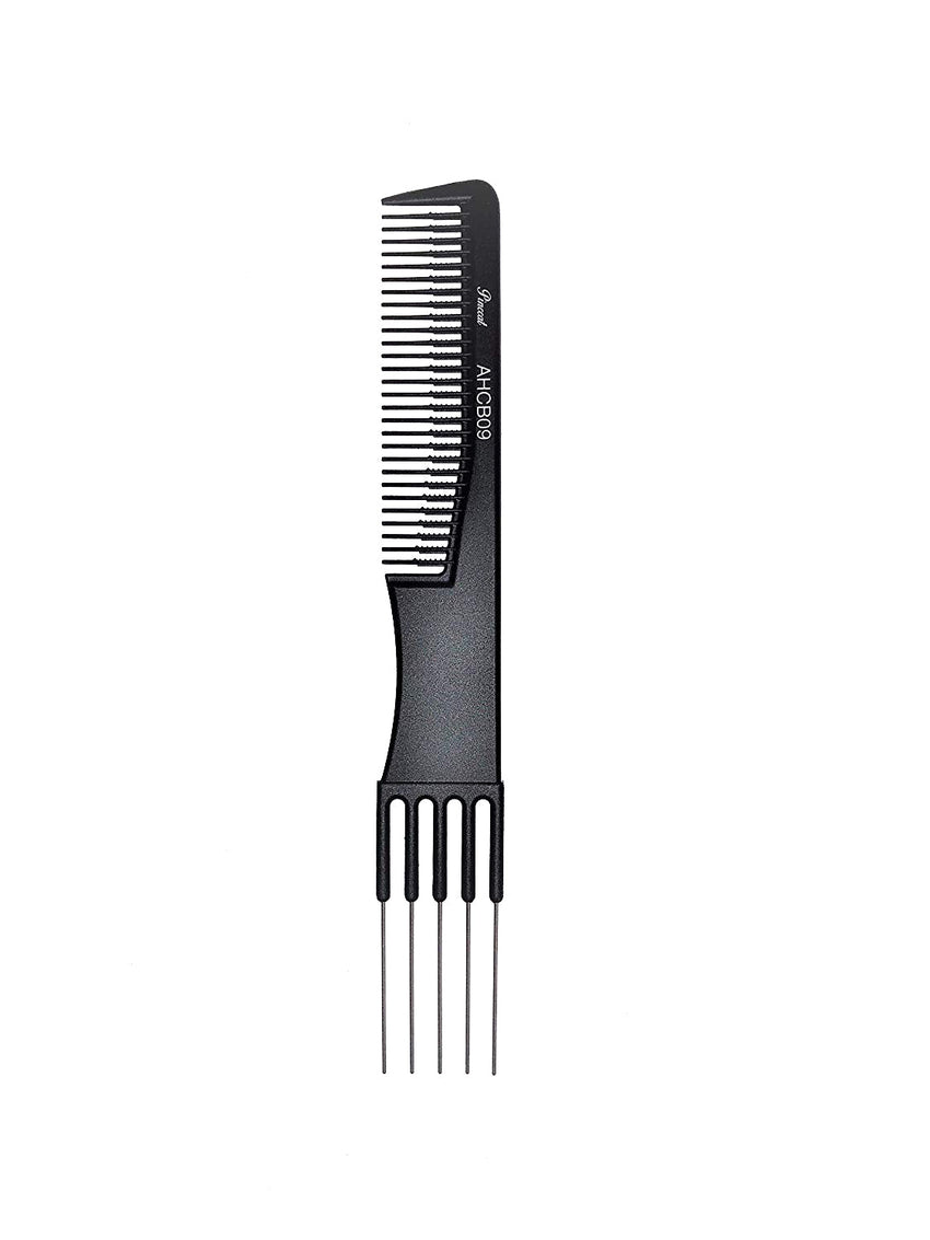 ABSOLUTE Pinccat Professional Carbon Comb - Metal Teasing Fine Tooth