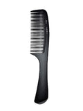 ABSOLUTE Pinccat Professional Carbon Comb - Large Handle Fine Tooth