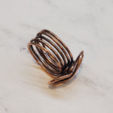 Copper Eternity Ring by Alexa Martha by Alexa Martha Designs