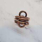 Copper Eternity Ring by Alexa Martha by Alexa Martha Designs