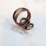 Copper Eternity Ring by Alexa Martha by Alexa Martha Designs