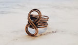 Copper Eternity Ring by Alexa Martha by Alexa Martha Designs