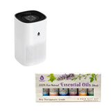 Pursonic Purify & Relax Home Wellness Bundle - True HEPA Air Purifier & 6 Pack of 100% Pure Essential Oils Blends