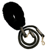 Bundle Shearling Fur Grip + Rope Leash for Dogs by Bonne et Filou
