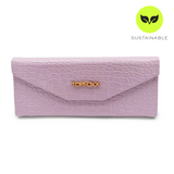 Lilac Faux Croco Hard Case by TopFoxx