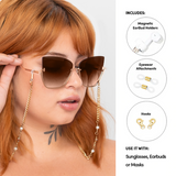 Dainty Imitation Pearl Chain - Pearl by TopFoxx