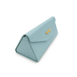 Turquoise Faux Croco Hard Case by TopFoxx