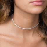 Thin Tennis Choker by By Adina Eden