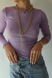 Alana Toggle Lariat Necklace by eklexic