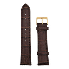 Arvo Watch Band Alligator Print Stitched Leather by Arvo