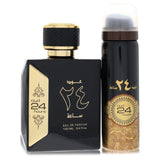 Ard Al Zaafaran Oud 24 Hours By Al Zaafaran Eau De Parfum Spray + 1.7Oz Perfumed Spray (Unisex Unboxed) 3.4 Oz For Men