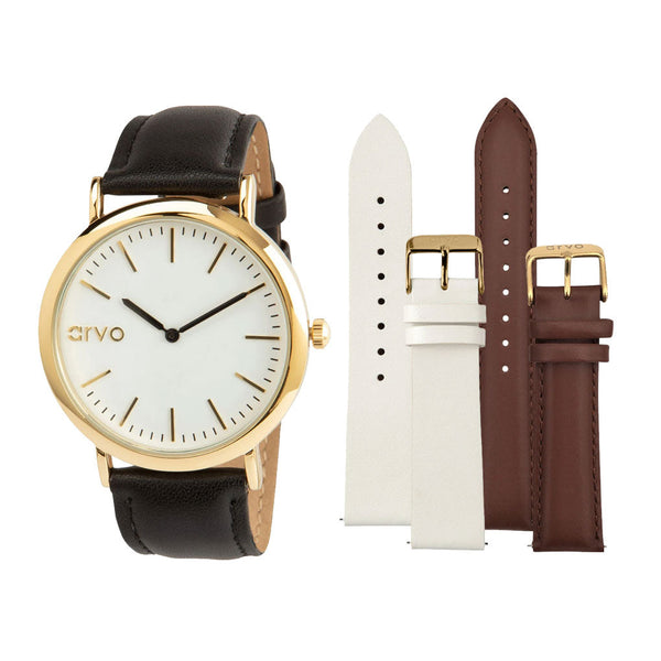 Arvo Time Sawyer Watch Gold Gift Set by Arvo