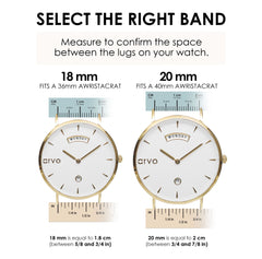 Arvo White Leather Watch Band by Arvo