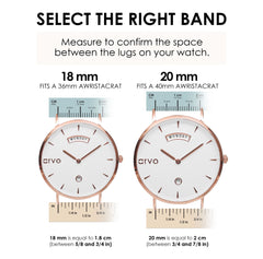 Arvo Rose Mesh Watch Band by Arvo