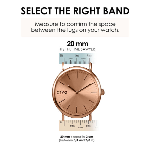 Arvo Rose Mesh Watch Band by Arvo