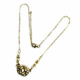 As Seen on Molly Ringwald Gold Filled Pearl Choker Necklace