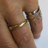 Assorted Sterling Silver Pinky-Toe Band Rings & Waves
