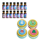Holiday Bliss Gift Set: Aromatherapy Bath Bombs & Essential Oils by Pursonic