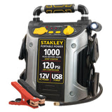 STANLEY J5C09 500-Amp 12-Volt Rechargeable Jump Starter and Air Compressor, J5C09