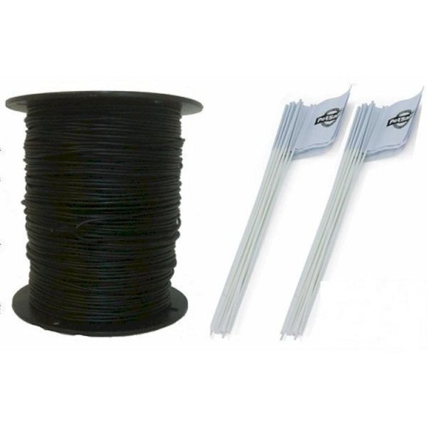 Essential Pet Heavy Duty In-Ground Fence Wire and Flag Kit