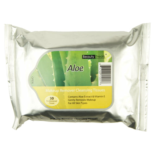 BEAUTY TREATS Makeup Remover Cleansing Tissues - Aloe