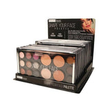 BEAUTY TREATS Shape Your Face Palette Display Set, 12 Pieces