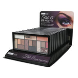 BEAUTY TREATS Fab 15 Eye Palette Display Set, 12 Pieces