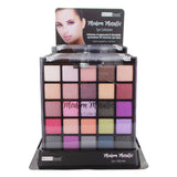 BEAUTY TREATS Modern Metallic Eye Collection Palette Display Set, 12 Pieces