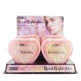 BEAUTY TREATS Heart Highlighter Display Set, 12 Pieces