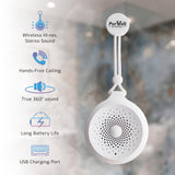 Pursonic Peak Wireless Speaker & Pursonic Waterproof Wireless Speaker Bundle – 360° Hi-Res Sound Anywhere, Anytime