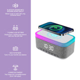 Power & Comfort Trio – Sip & Charge Mug Warmer, All-in-One Alarm Clock & 5-in-1 Folding Charging Station