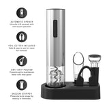 Pursonic 5-Piece Electric Wine Opener Set – 2 PACK Bundle