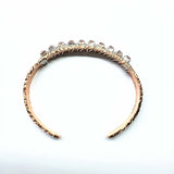 16 Gauge Copper Rhinestone Cuff Bangle