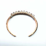 16 Gauge Copper Rhinestone Cuff Bangle