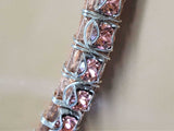 16 Gauge Copper Rhinestone Cuff Bangle